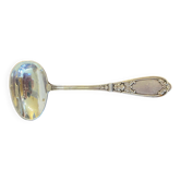 Porridge spoon silver plated goldwork felix freres floral decoration