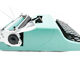 Typewriter, olivetti lettera 32 blue pastel