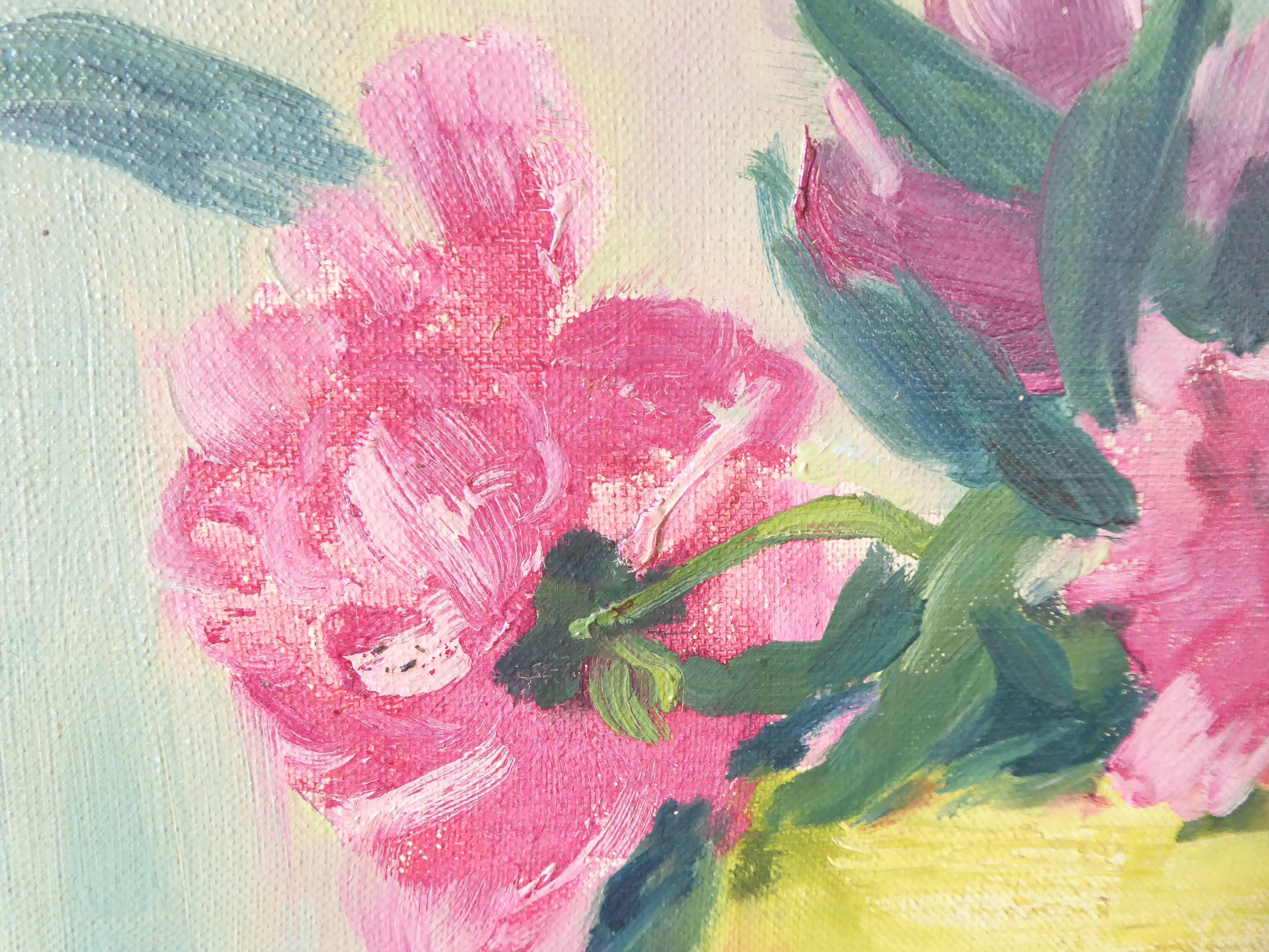 Bouquet de fleurs Huile sur toile