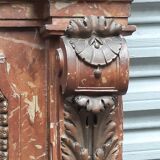 Old oak fireplace