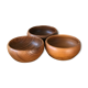 Trio de bols danois en teck