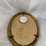 Old brass photo frame