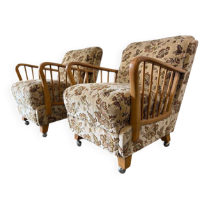 Set de 2 fauteuils vintage
