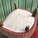 Duo de fauteuils vintage crapaud en velours saumon