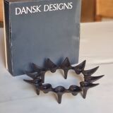 Quistgaard cast iron candle holder for Dansk design