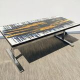 Belarti tiled coffee table. Vintage 60s