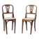 Set of 2 Vintage Bentwood Dining Chairs | Austria 1930s–50s | Beechwood