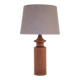 Large mid-century modern Danish teak table lamp