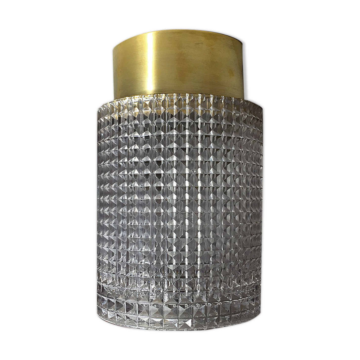 Scandinavian crystal sconce, Carl Fagerlund 1960
