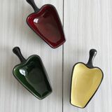 3 coupelles en forme de poivron