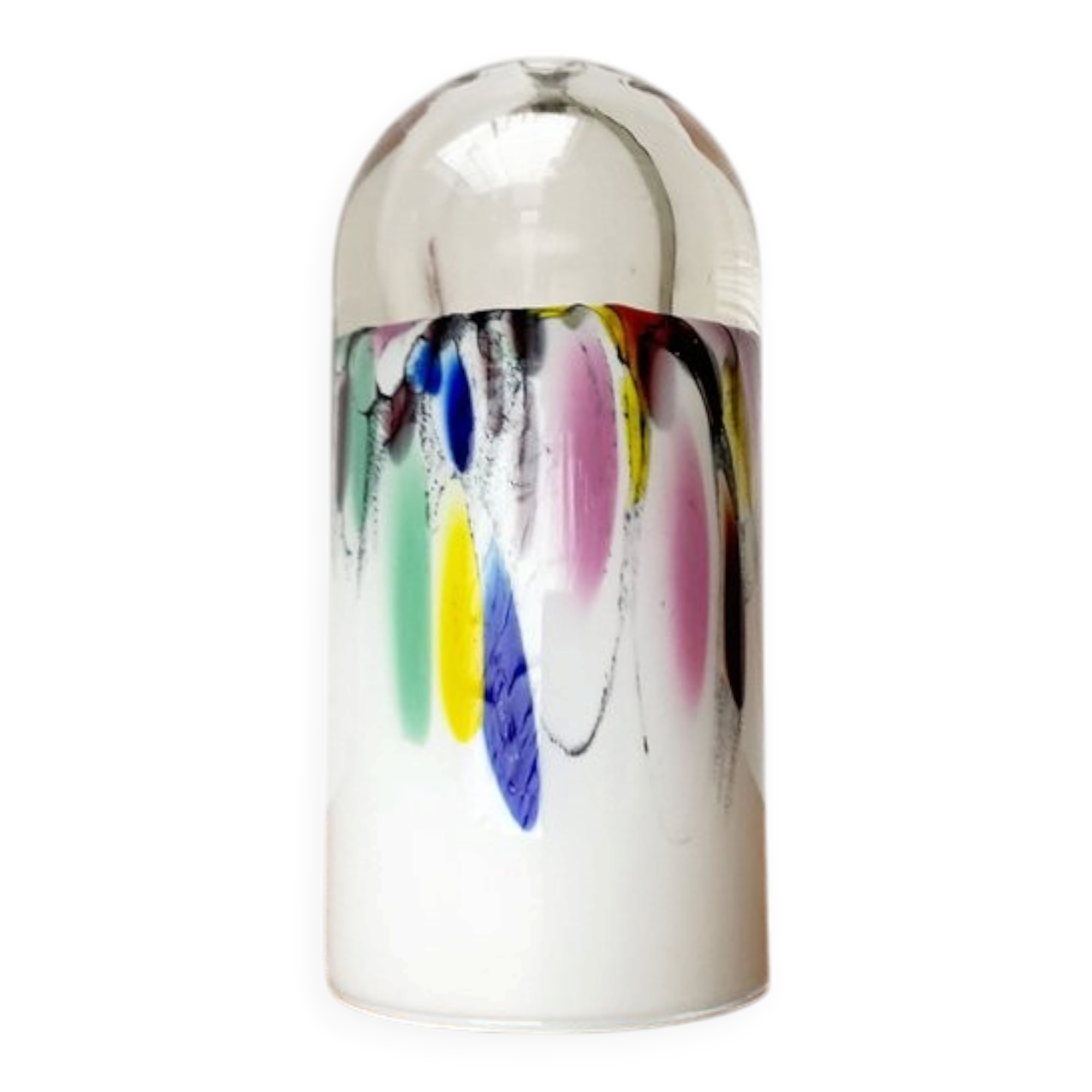 Postmodern glass vase by Hans Jürgen Richartz for Richartz Art Collection, 1980s.