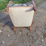 Art deco walnut armchair