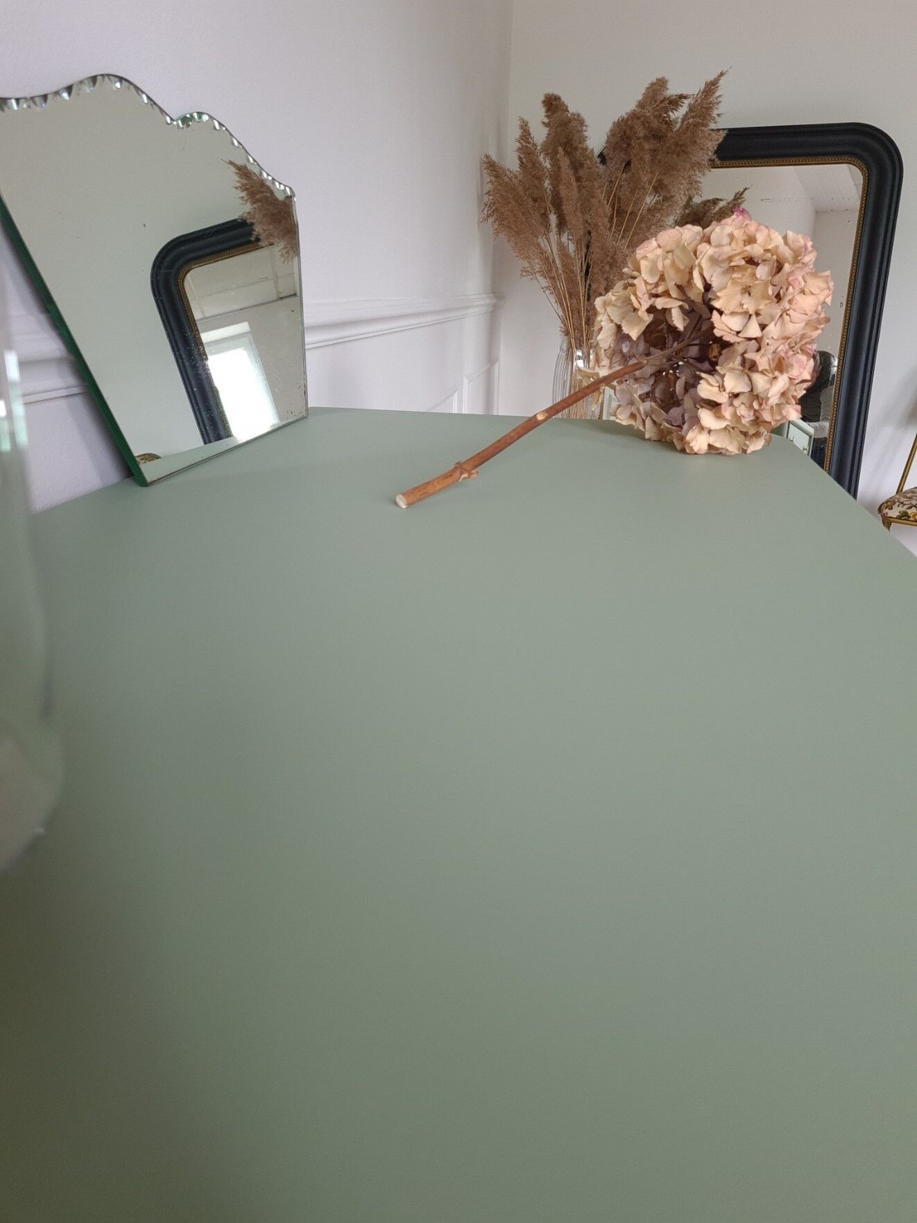 Green art deco chest of drawers