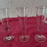 6 flutes champagne glasses