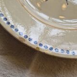 Set of 8 art deco longwy plates