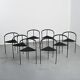 Millepunte chairs by Peregalli and Calatroni for Zeus Noto, around 1985.