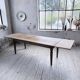 Solid oak farmhouse table with extensions (190-280cm) 1950