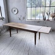 Solid oak farmhouse table with extensions (190-280cm) 1950