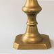Pair of original vintage candelabros from bronce. Antiguos portavelas.