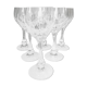 6 Water glasses in cut crystal from Lorraine