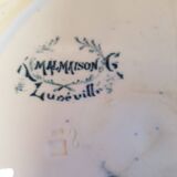 Plat rond Lunéville modèle Malmaison