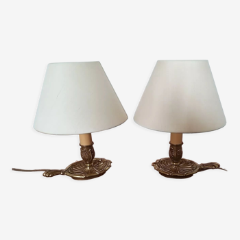 Paire de lampes de chevet