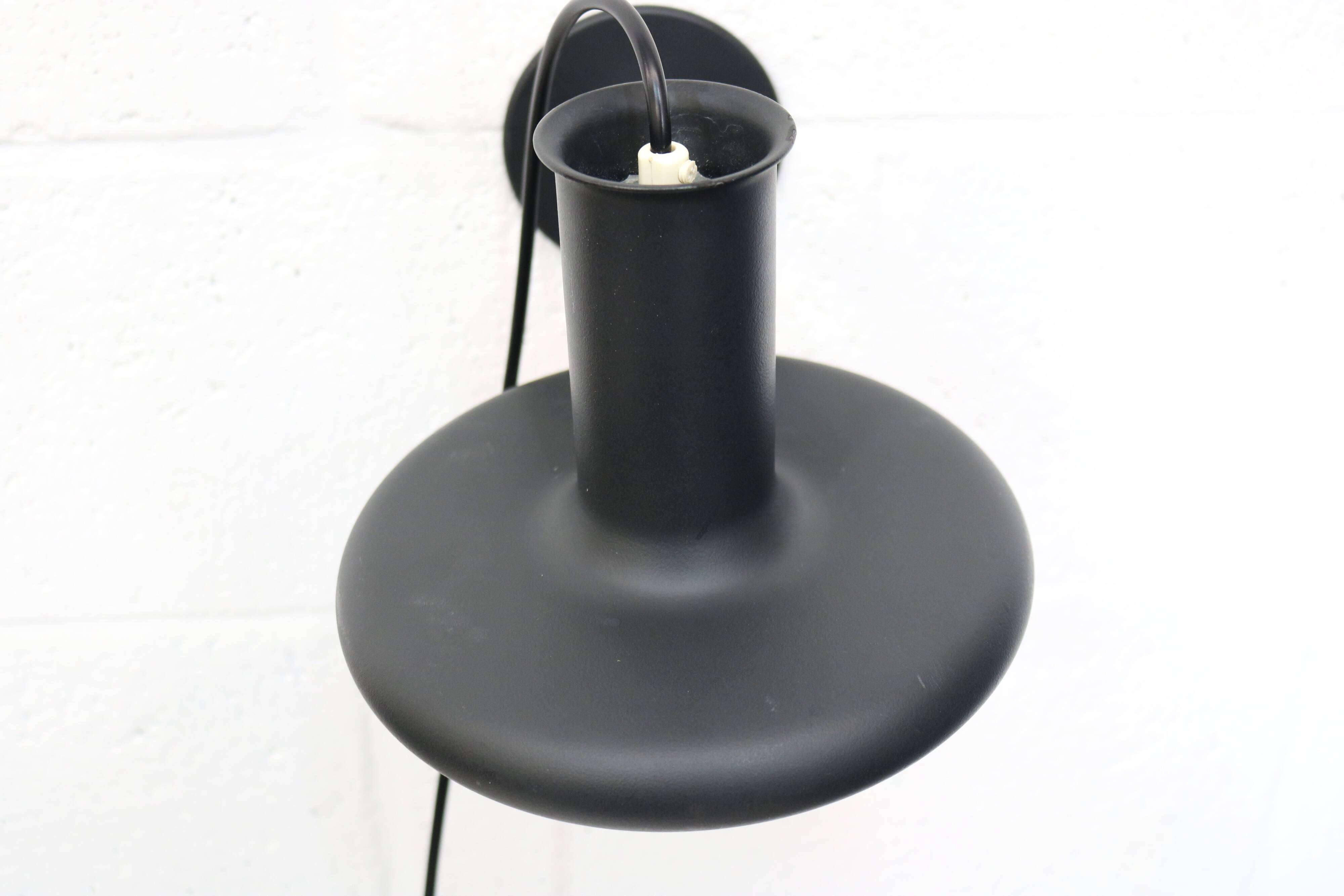 Top Design Fog & Morup black Wall Lamp - Optima 5 - Designed By Hans Due
