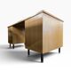 Vintage wooden desk Ekaa