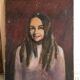 Vintage oil portrait