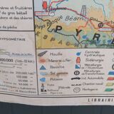 Old school map France/Paris No.48 Hatier edition