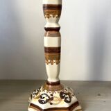 Quimper HB-Henriot earthenware candlestick