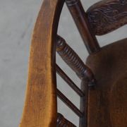 Antique English spindle chair
