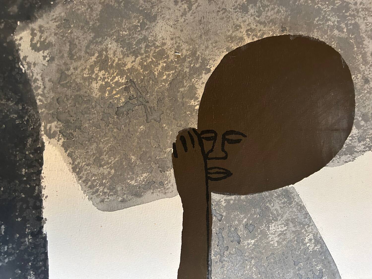 Lithographie originale Sleeping Infant édition II de Gregorio Prestopino numérotée et signée. 55/60 vers 1960.