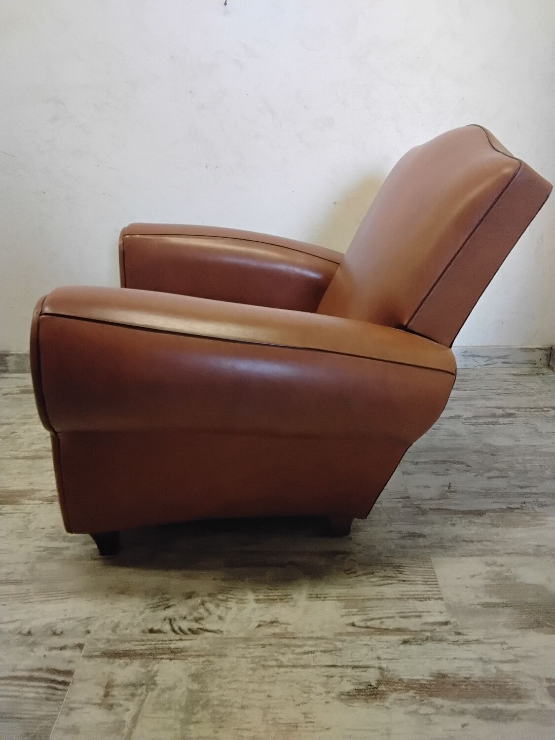 Pair of club armchairs