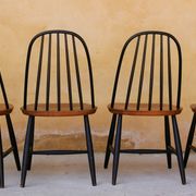 Set of 4 chairs Scandinavian by Sven Erik Fryklund for Hagafors Stolfabrik
