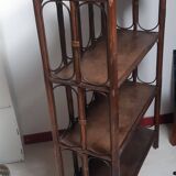 Vintage rattan shelf