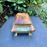 Onyx catchall box from the 1960s, vintage Italy.