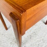 Vintage Scandinavian teak bedside table circa 1960's