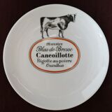 Cheese plates bistro porcelain chauvigny