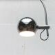 Chrome metal arc floor lamp Space Age mid-century by Cosack, 1960s