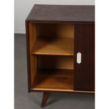 Dark oak chest of drawers designed by Jiri Jiroutek, model U-452, 1960