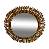 Miroir en bambou