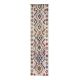 1970s Vintage Turkish Hand-Knotted Wool Cotton Beige Runner Rug 91x350