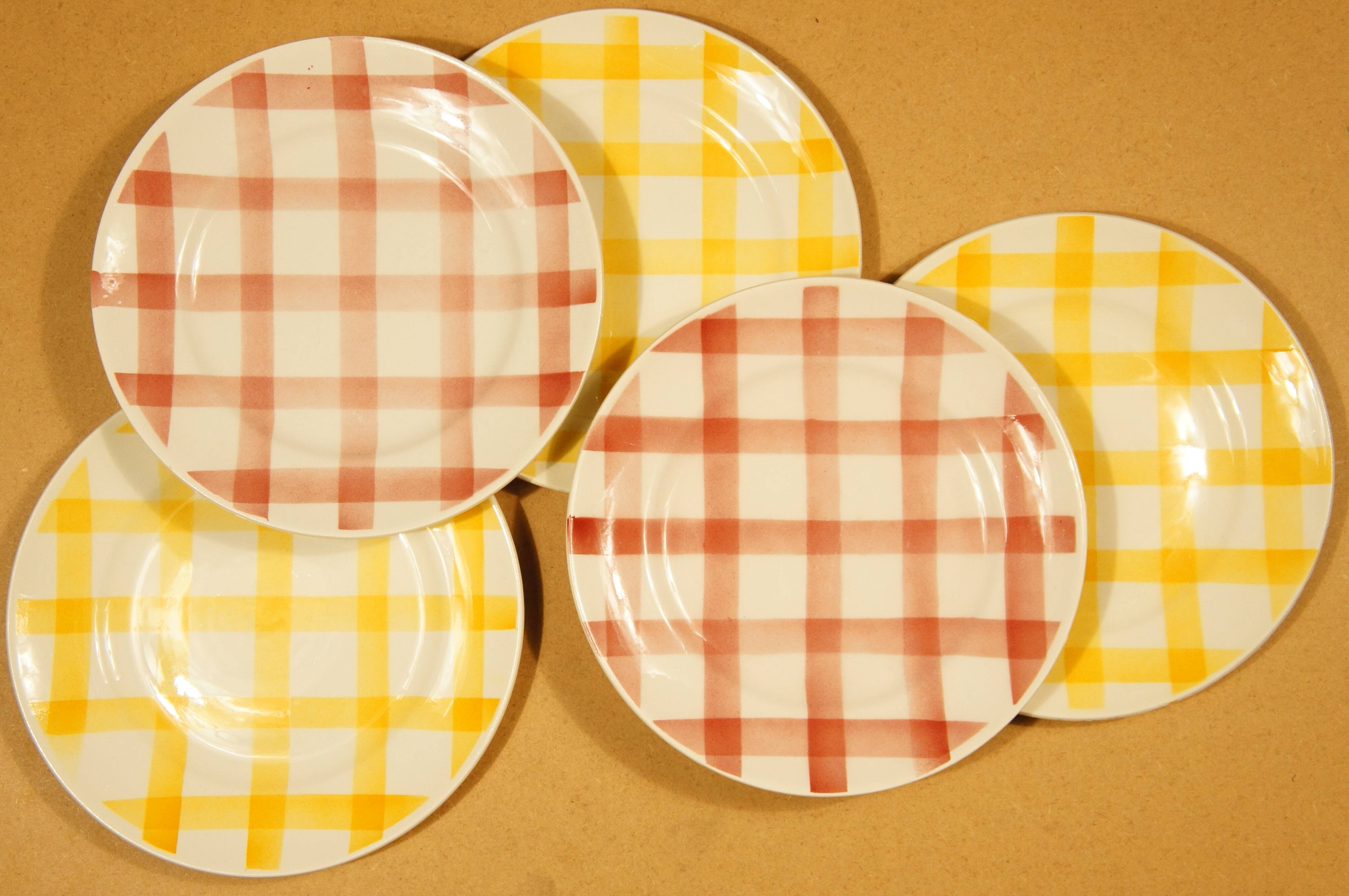 Set de 5 assiettes à dessert Moulin des loups Orchies