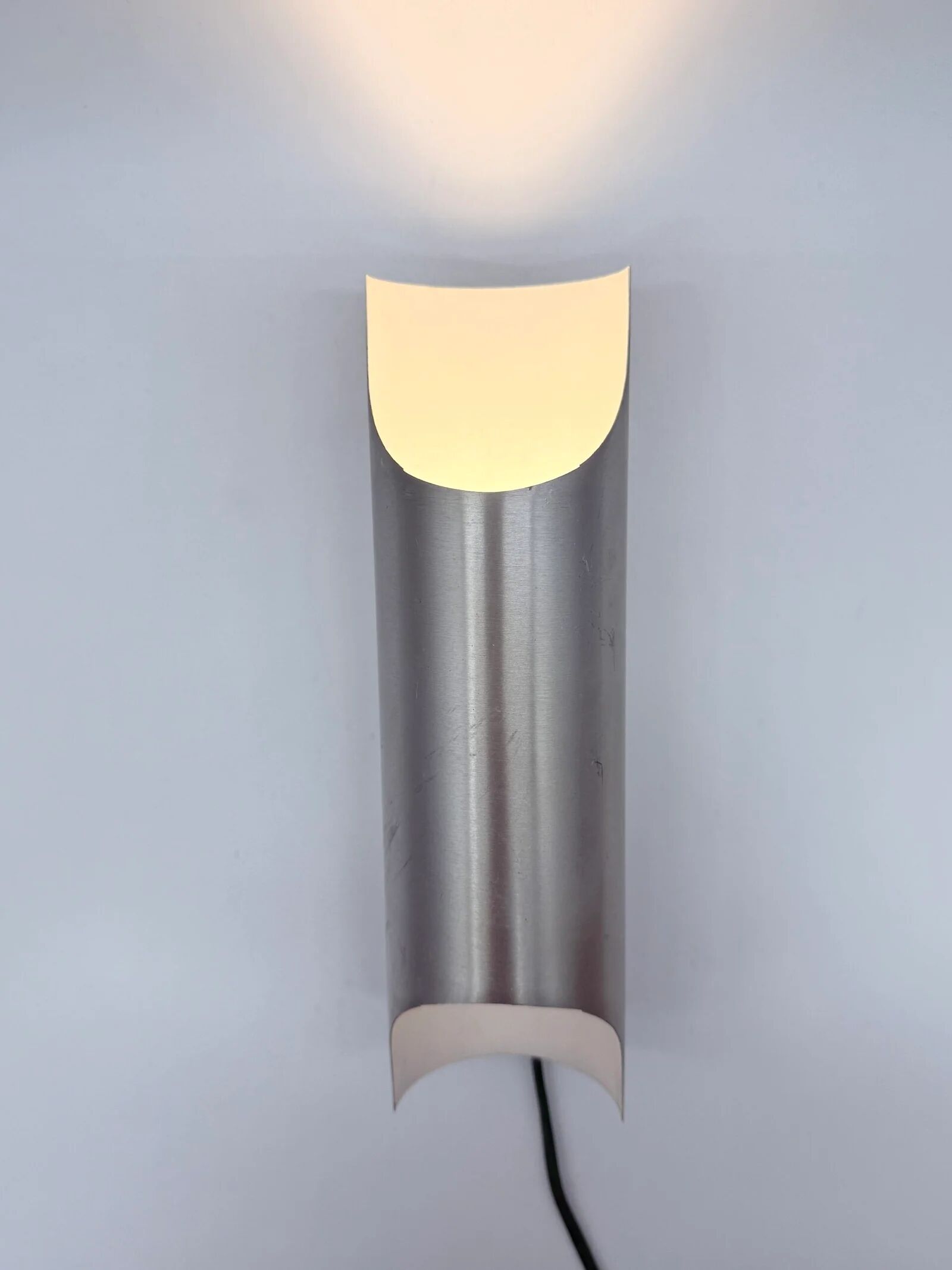 "Raak" wall lamp in brushed aluminium, 1970s