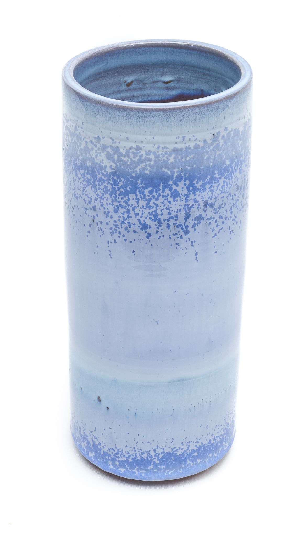Vase bleu émaillé