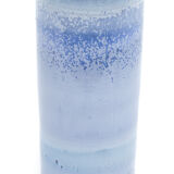 Enamelled blue vase