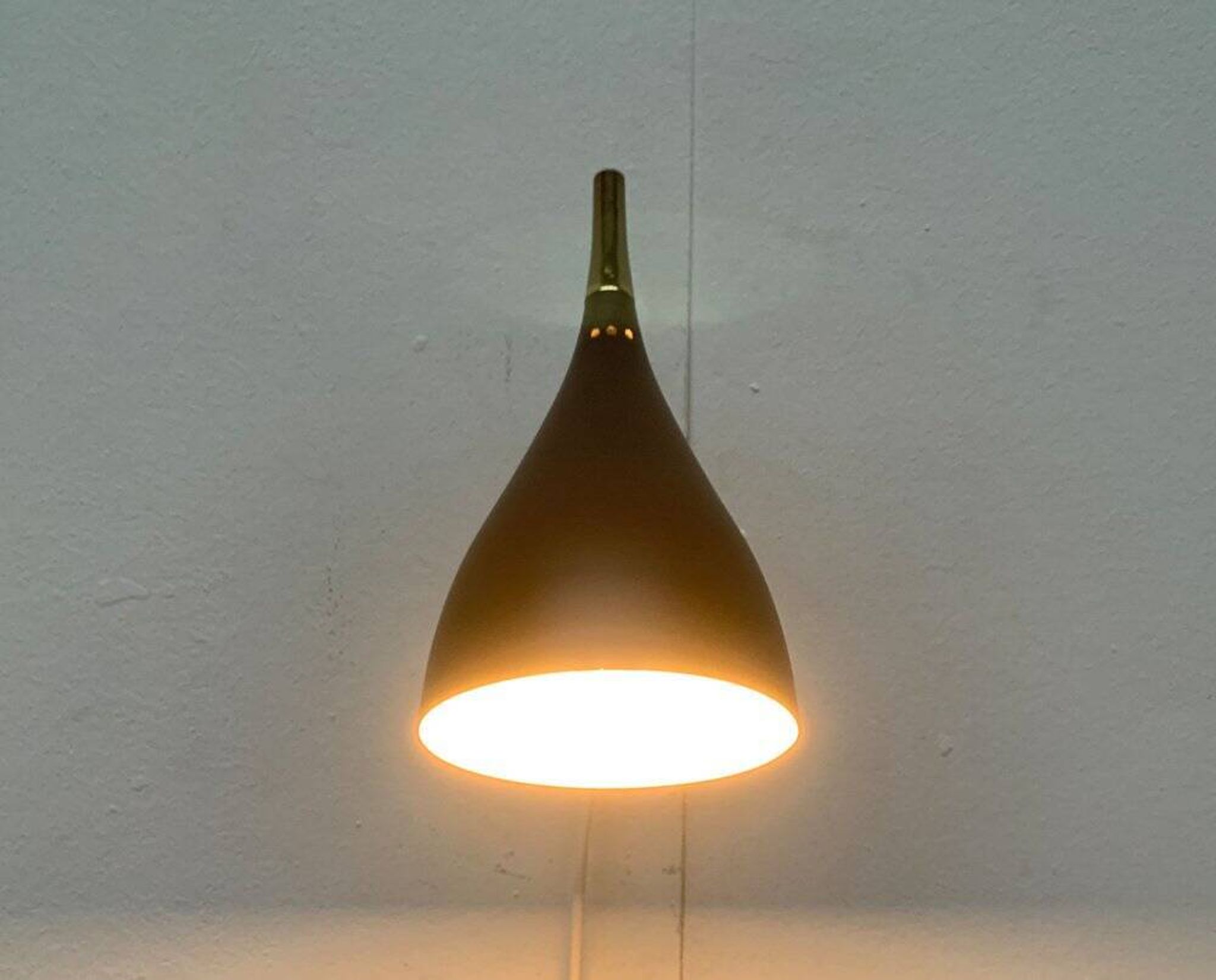 Lampe murale allemande du milieu du siècle par Cosack