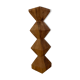 Scandinavian wooden candle holder 70s