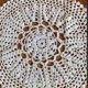 Napperon absolument superbe 23 cm crocheté à la main